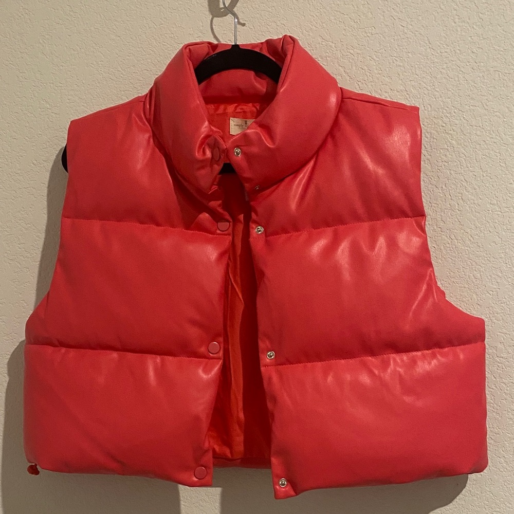 Hot pink Puffer Vest